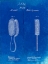 Picture of PP344-FADED BLUEPRINT VINTAGE HAIR BRUSH PATENT POSTER