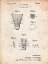 Picture of PP345-VINTAGE PARCHMENT VINTAGE BADMINTON SHUTTLE PATENT POSTER