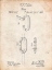 Picture of PP402-VINTAGE PARCHMENT CARABINER RING 1868 PATENT POSTER