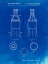 Picture of PP432-FADED BLUEPRINT COKE BOTTLE DISPLAY COOLER PATENT POSTER