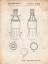 Picture of PP432-VINTAGE PARCHMENT COKE BOTTLE DISPLAY COOLER PATENT POSTER