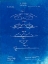 Picture of PP487-FADED BLUEPRINT EYE GLASSES PATENT POSTER
