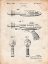 Picture of PP498-VINTAGE PARCHMENT TOY LASER GUN PATENT PRINT