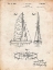 Picture of PP769-VINTAGE PARCHMENT COLLAPSABLE SAILBOAT POSTER
