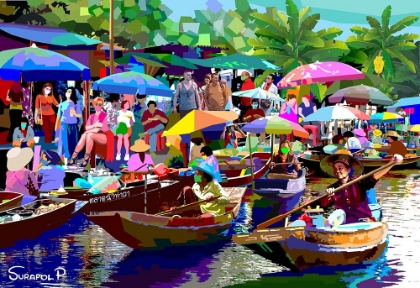 Picture of TOUR THE FLOATING MARKET NO1