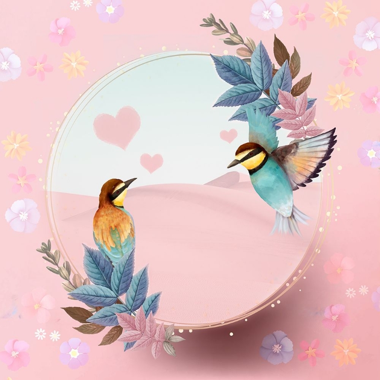 Picture of HUMMINGBIRD LOVE