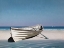 Picture of WHITE BOAT ON BEACH