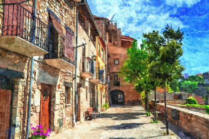 Picture of COLORFUL VILLAGE STREET