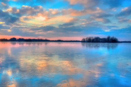 Picture of PASTEL CLOUDS AT SUNSET