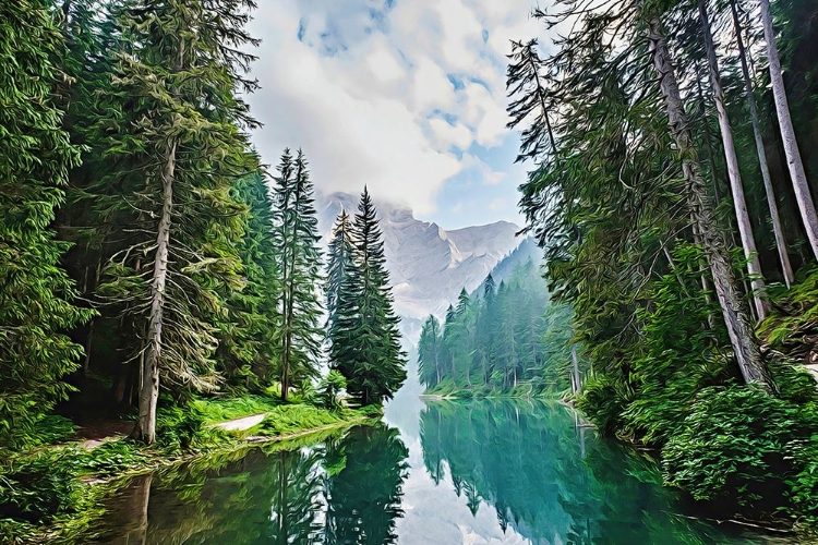 Picture of QUIET MOUNTAIN LAKE