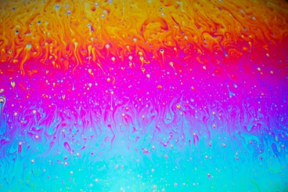 Picture of ABSTRACT PATTERN OF REFRACTED LIGHT IN SOAP BUBBLE