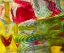 Picture of YELLOW-GREEN AND RED ABSTRACT