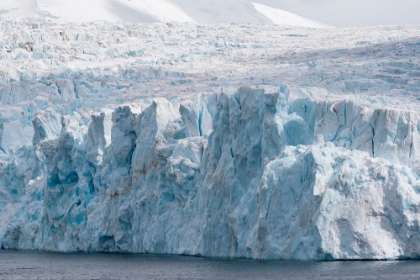 Picture of SOUTHERN OCEAN-SOUTH GEORGIA-DRYGALSKI FJORD-RESTING GLACIER-DETAILS OF ICE IN THE RESTING GLACIER