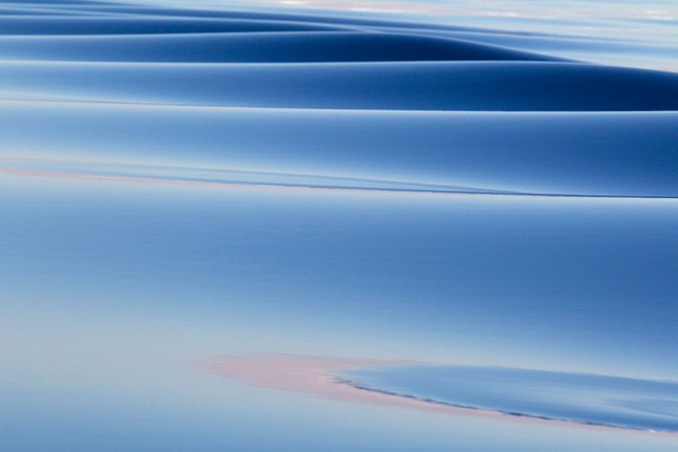 Picture of SOUTHERN OCEAN-NEAR SOUTH GEORGIA-PATTERNS CREATED BY THE SHIP IN THE GLASSY WATER