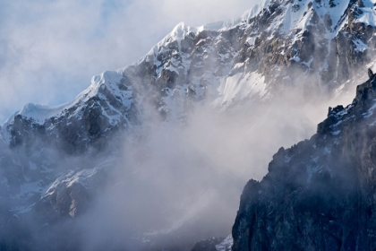 Picture of LANDSCAPE OF ISLAND SHROUDED IN MIST-ANTARCTICA