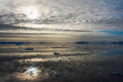 Picture of FLOATING ICE ON SOUTH ATLANTIC OCEAN-ANTARCTICA