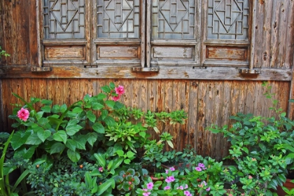 Picture of LATTICED WINDOWS OF AN OLD HOUSE ON ZIYANG STREET IN THE OLD TOWN-LINHAI-ZHEJIANG PROVINCE-CHINA