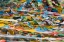 Picture of PRAYER FLAGS ON TIBETAN PLATEAU-NAMTSO-LAKE NAM-TIBET-CHINA
