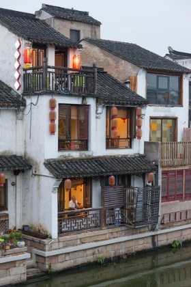 Picture of TRADITIONAL HOUSE ALONG THE GRAND CANAL-WUXI-JIANGSU PROVINCE-CHINA