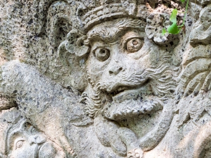 Picture of INDONESIA-BALI-UBUD-STATUE IN PURA TIRTA EMPUL TEMPLE