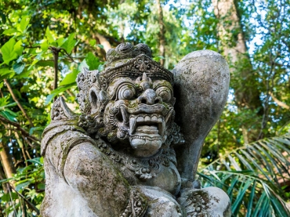 Picture of INDONESIA-BALI-UBUD-STATUE IN PURA TIRTA EMPUL TEMPLE