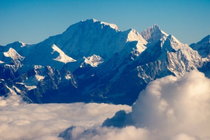 Picture of MOUNT EVEREST-8848M-IN THE HIMALAYAS ABOVE THE CLOUDS-NEPAL