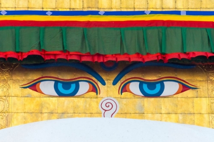 Picture of THE EYES OF BOUDHANATH-BOUDHA STUPA-UNESCO WORLD HERITAGE SITE-KATHMANDU-NEPAL