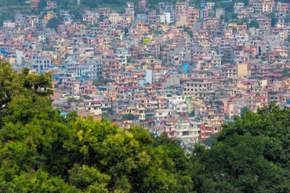 Picture of CITYSCAPE OF KATHMANDU IN KATHMANDU VALLEY-NEPAL
