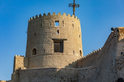 Picture of MIDDLE EAST-ARABIAN PENINSULA-OMAN-MUSCAT-MUTTRAH-A TOWER AT MUTTRAH FORT