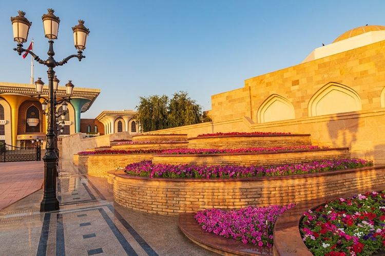 Picture of MIDDLE EAST-ARABIAN PENINSULA-OMAN-MUSCAT-AL ALAM PALACE IN MUSCAT