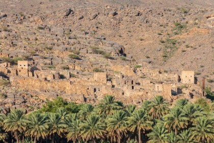 Picture of MIDDLE EAST-ARABIAN PENINSULA-OMAN-AD DAKHILIYAH-AL HAMRA-THE RUINS OF AN ANCIENT VILLAGE IN OMAN