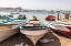 Picture of MIDDLE EAST-ARABIAN PENINSULA-AL BATINAH SOUTH-FISHING BOATS ON THE BEACH IN THE HARBOR OF SUR-OMAN