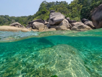 Picture of THE CLEAR WATER AND ROCKS OF KO MIANG ISLAND