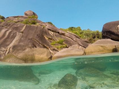 Picture of THE CLEAR WATER AND ROCKS OF KO MIANG ISLAND