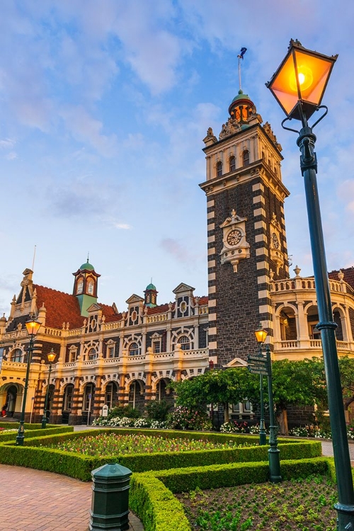 Picture of THE DUNEDIN RAILWAY STATION-DUNEDIN-SOUTH ISLAND-NEW ZEALAND