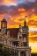 Picture of SUNSET OVER THE DUNEDIN RAILWAY STATION-DUNEDIN-SOUTH ISLAND-NEW ZEALAND