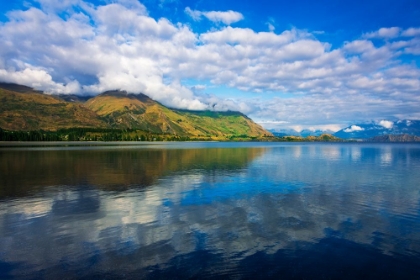 Picture of MORNING LIGHT ON LAKE WANAKA-WANAKA-OTAGO-SOUTH ISLAND-NEW ZEALAND