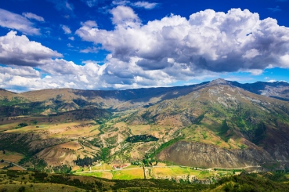 Picture of GIBBSTON VALLEY FROM THE CROWN RANGE OVERLOOK-OTAGO-SOUTH ISLAND-NEW ZEALAND