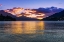 Picture of SUNSET OVER LAKE WAKATIPU FROM QUEENSTOWN-OTAGO-SOUTH ISLAND-NEW ZEALAND