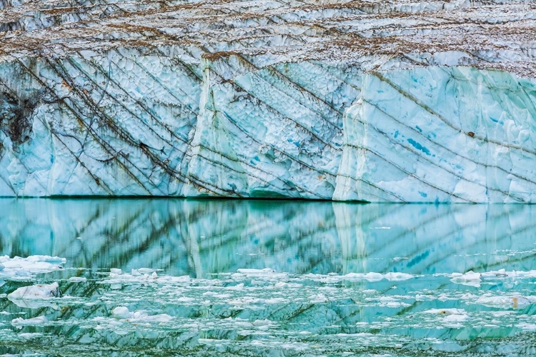 Picture of ICEBERGS ON GLACIAL MELTWATER UNDER MOUNT EDITH CAVELL-JASPER NATIONAL PARK-ALBERTA-CANADA