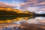Picture of EVENING LIGHT ON MALIGNE LAKE AND SAMPSON PEAK-JASPER NATIONAL PARK-ALBERTA-CANADA