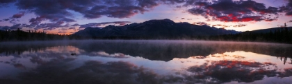 Picture of SUNRISE AT EDITH LAKE-JASPER NATIONAL PARK-ALBERTA-CANADA