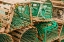 Picture of FISHING NETS AND LOBSTER POTS TRAPS-OLD PELICAN-AVALON PENINSULA-NEWFOUNDLAND-CANADA