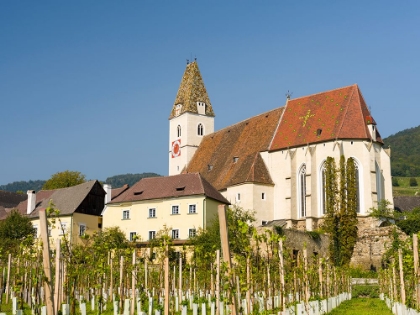 Picture of CHURCH HEILIGER MAURITIUS-SAINT MAURICE-HISTORIC VILLAGE SPITZ-UNESCO WORLD HERITAGE SITE-AUSTRIA