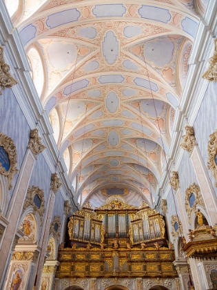 Picture of THE COLLEGIATE CHURCH-THE INTERIOR-GOTTWEIG ABBEY-A UNESCO WORLD HERITAGE SITE-WACHAU-LOWER AUSTRIA