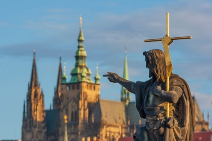 Picture of ST-JOHN THE BAPTIST-PRAGUE-UNESCO WORLD HERITAGE SITE-CZECH REPUBLIC-EASTERN EUROPE