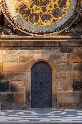 Picture of DOOR IN THE OLD TOWN HALL-PRAGUE-UNESCO WORLD HERITAGE SITE-CZECH REPUBLIC-EASTERN EUROPE