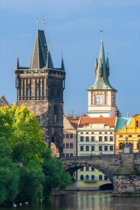 Picture of PRAGUE-CZECH REPUBLIC-CHARLES BRIDGE AND BRIDGE TOWER