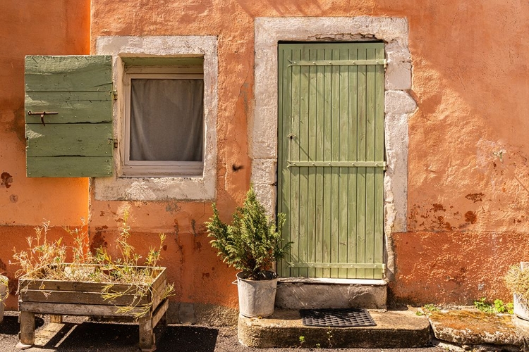 Picture of EUROPE-FRANCE-CERESTE-WEATHERED OLD HOUSE EXTERIOR