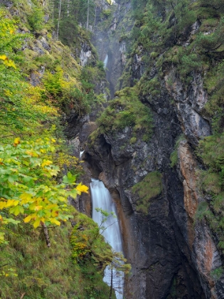 Picture of WATERFALL IN GORGE OF GAISALPBACH NEAR OBERSTDORF IN THE ALLGAU-GERMANY-BAVARIA